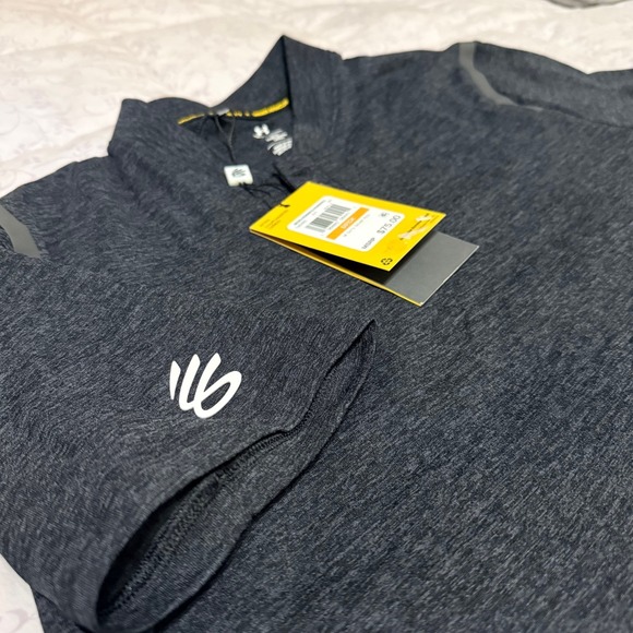 Under Armour Curry Men's Fitted Golf Polo Shirt Size Small Gray UA Vanish NWT - Picture 3 of 6